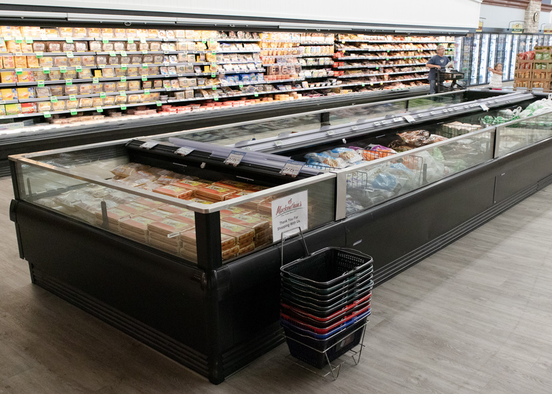 OWEZV Single Deck Wide Island Frozen Foods Display Case – Hillphoenix